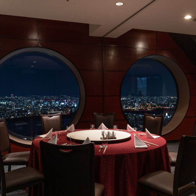 梅田 夜景 個室 中国料理 燦宮 中華 料理 広東料理 点心 飲茶 ステーキ 貸切スペース 北京料理 海鮮 魚介料理 居酒屋 の接待 会食の予約は こちら秘書室