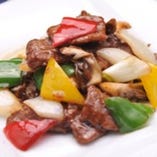 牛フィレ肉の特製XO醤炒め