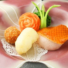 北京ダック 揚げ物添え