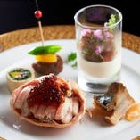 フカヒレの上海風煮込みを含むコース（全7品）