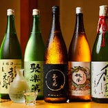 京都を中心とした日本各地の日本酒の数々
