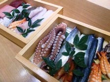新鮮な魚介で握るおいしいお寿司