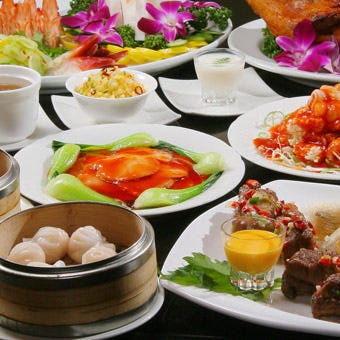 中華料理の代表的な食材を使用したコースをご予算別にご用意