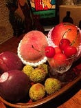 季節の果実をカクテルに。