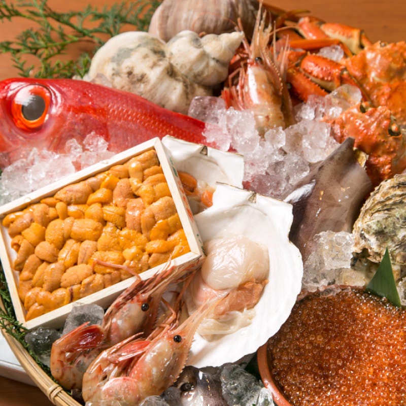 海産物の宝庫である北海道から、日々新鮮な魚介が届きます！