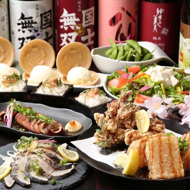 日本酒×鍋 海鮮居酒屋 北海道知床漁場 天満店_【北の宴会コース3時間】鰹のたたき×鶏ザンギ/8品◇毎日3時間飲み放題◇4780円→3500円