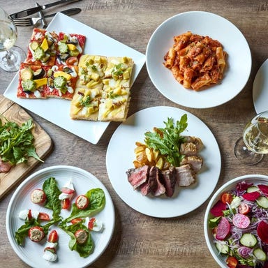 ECCOLA りそなコエドテラス_【2h飲み放題】テラス席や店内で愉しむ!パーティープラン『スタンダード』彩の巧 信玄どり付き!(全10品)