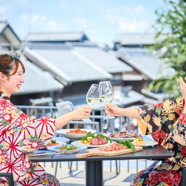 ECCOLA りそなコエドテラス_【2h飲み放題】テラス席や店内で愉しむ!パーティープラン『ライト』(全9品)