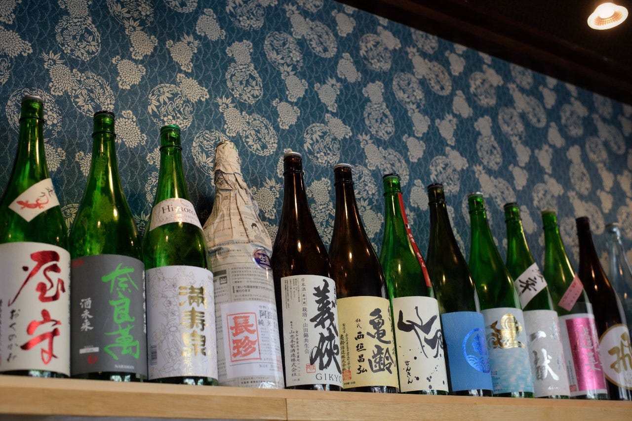 日本酒は６種類〜常備しております！