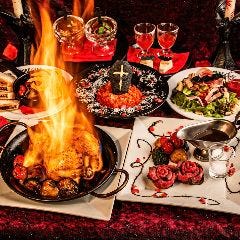 定価38,997円!!メニュー表7個セット カフェ高級menu赤ワインレッド VAMPIRE CAFE メニュー：コース - 楽天ぐるなび