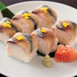 〆鯖の推し寿司