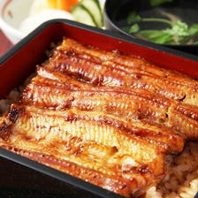 秘伝タレで焼上げる活鰻