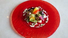 本日の鮮魚のスチーム　アサリのバタークリームソースで