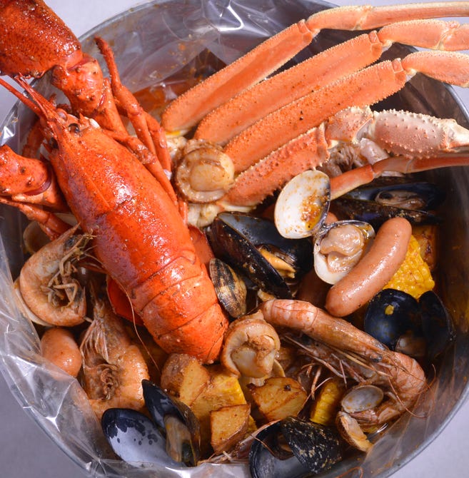 手づかみシーフード Makky S The Boiling Shrimp マッキーズ 栄周辺 シーフード シーフード料理 ぐるなび