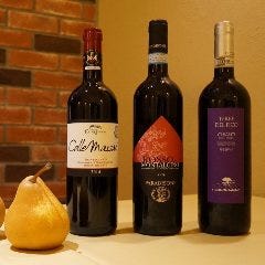 赤身肉のビステッカに合うキャンティワインも充実！