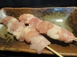 桜島鶏の鶏身（せせり）串