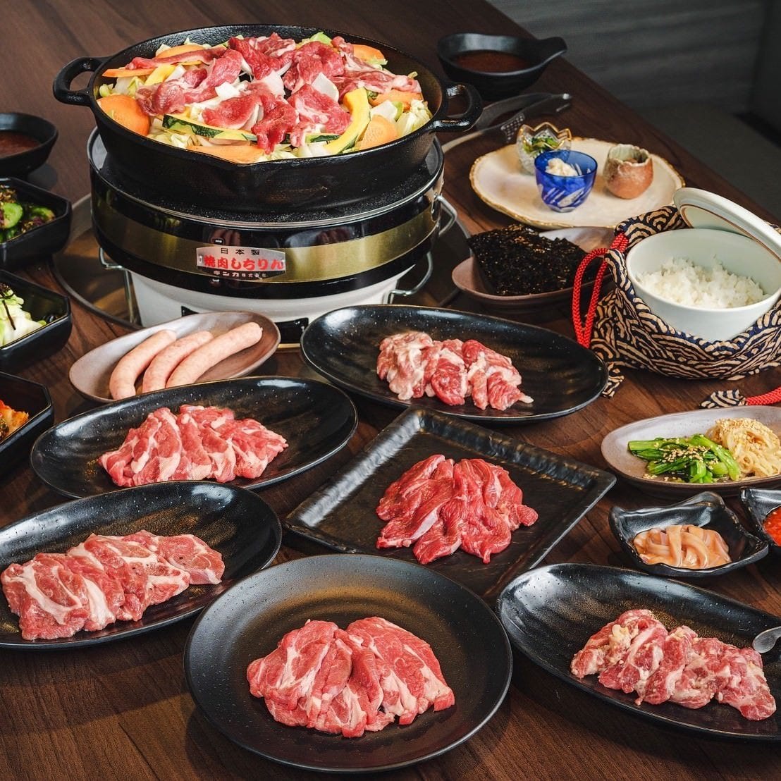 五稜郭コース【7,500円】》厳選ジンギスカンの炭火焼と各種サイド