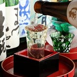 愛知県の地酒は7種類をご用意。人気の高い「蓬莱泉」は「別撰」や純米吟醸の「和」も常備。