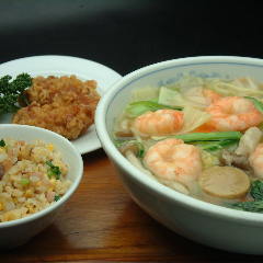 麺セット(土、日、祭日) 特別日は除く