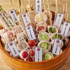 炭火野菜巻き串と餃子 博多うずまき 知立駅前店 メニュー：コース
