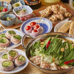 炭火野菜巻き串と餃子 博多うずまき 知立駅前店 メニュー：コース