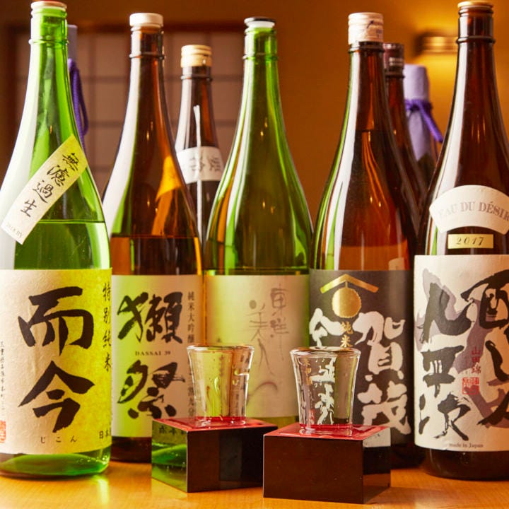 限定地酒を含めた20種類以上の日本酒