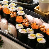 職人が握る寿司は【1貫88円～】とリーズナブルに使える寿司居酒屋