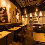 店内は開放的な空間となっております。ゆっくりとご利用頂けます