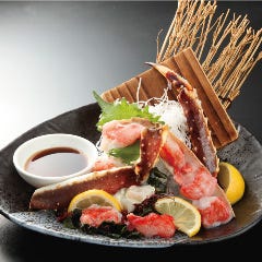 シーフードレストラン メヒコ 有明店_メヒコならではのタラバのお刺身！一度は是非食べて欲しい一品！