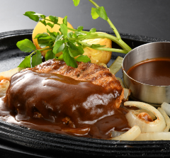 シーフードレストラン メヒコ 有明店_デミグラスハンバーグステーキ