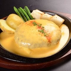 シーフードレストラン メヒコ 有明店_チーズフォンデュハンバーグ