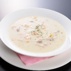 シーフードレストラン メヒコ 有明店_クラムチャウダー