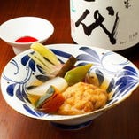 飛竜頭と野菜のおでん