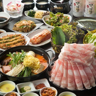 韓国料理 サムギョプサル とん豚テジ 六本木店 コースの画像