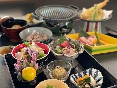 お昼懐石 3,000円（税込） 当日予約OK　ドリンクバー付