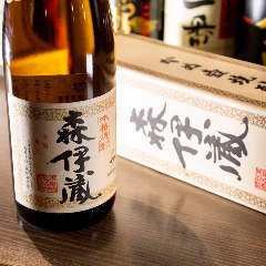 「蓬莱泉 空」や「森伊蔵」などプレミアム酒もご用意しています