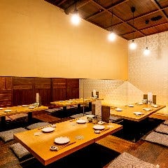 【最大宴会収容人数90名様】掘りごたつのゆったりお席が人気！