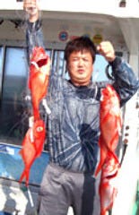 下田の漁師　渡辺さんです。