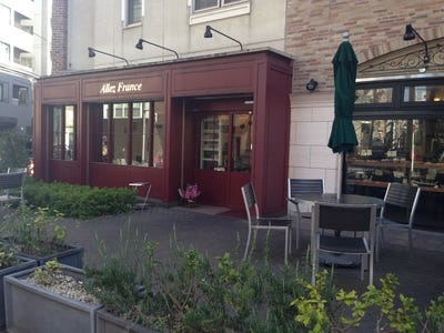 アレ フランス カフェ ダリア 地図 写真 麻布十番 カフェ ぐるなび