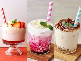 ケーキを飲むとこんなにおいしかった！ カフェで話題の【飲むケーキ】の簡単レシピ 3選