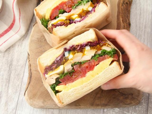 「ボリュームサンド」はこうすれば崩れない！ 具材の選び方・並べ方などコツ満載レシピを伝授