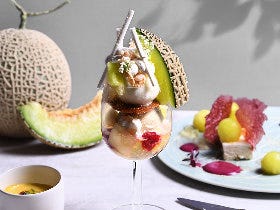 メロンだらけの「デザートフルコース」が食べられるのは今だけ！銀座『フルーツサロン』の7月限定メニュー