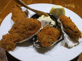 恵比寿で今シーズン最後のウマウマウーなカキフライをいただく