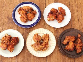 唐揚げをカリカリ＆ジューシーに揚げる「衣の配合」を徹底比較！ 薄力粉や片栗粉など全5種の衣を比較